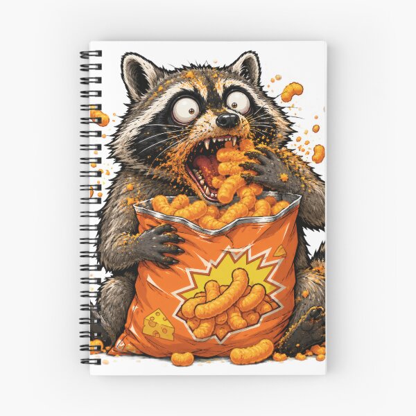Item preview, Cheese Dust Snack Attack Raccoon designed and sold by TrendScanner.