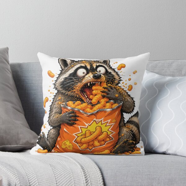 Item preview, Cheese Dust Snack Attack Raccoon designed and sold by TrendScanner.