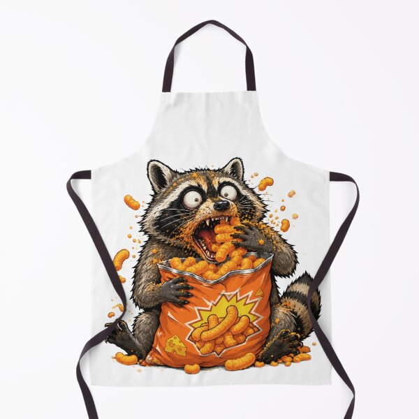 Item preview, Cheese Dust Snack Attack Raccoon designed and sold by TrendScanner.