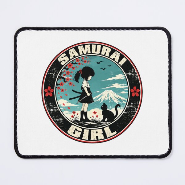 Item preview, Samurai Girl Japanese Warrior Cat Enthusiast designed and sold by JonesFlora2025.