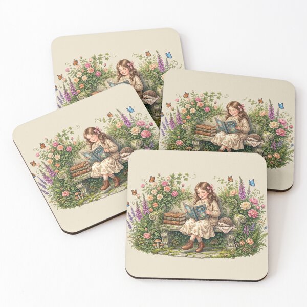 Item preview, Secret Garden Book Lover Cottagecore Storybook Art designed and sold by SebastianSpace.