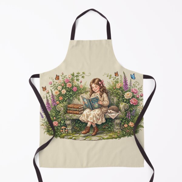Item preview, Secret Garden Book Lover Cottagecore Storybook Art designed and sold by SebastianSpace.