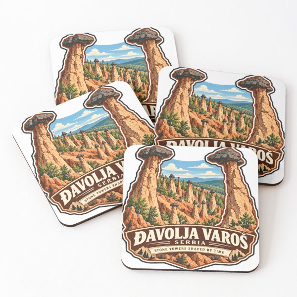 Item preview, Davolja Varos Serbia Stone Towers Shaped By Time Natural Landmark Travel Souvenir designed and sold by SEEM-drawing.