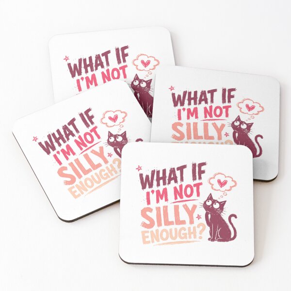 Item preview, What If I'm Not Silly Enough? Funny Cat Lover Feline Humor designed and sold by SkeletonsDanger.
