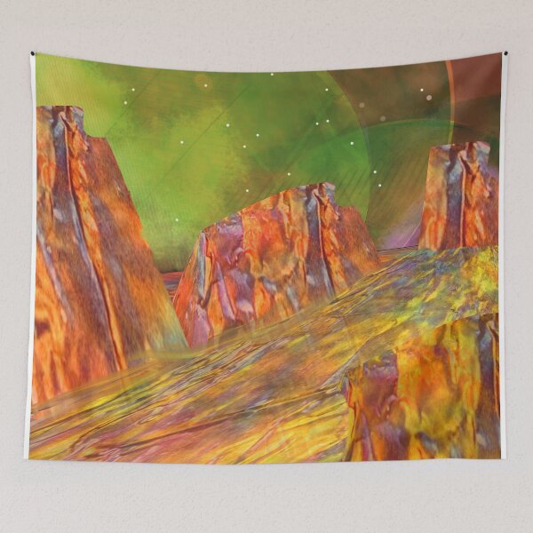 Item preview, "Alien Desert Canyon" designed and sold by Spaceart9.