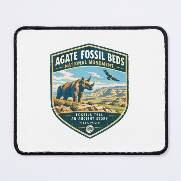 Item preview, Agate Fossil Beds National Monument Fossils Tell An Ancient Story Paleontology Park Visitor Nebraska designed and sold by Simsimah26Parks.