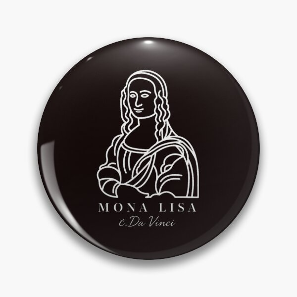 Item preview, Minimalist Mona Lisa Art Portrait  designed and sold by elias-harj-nook.