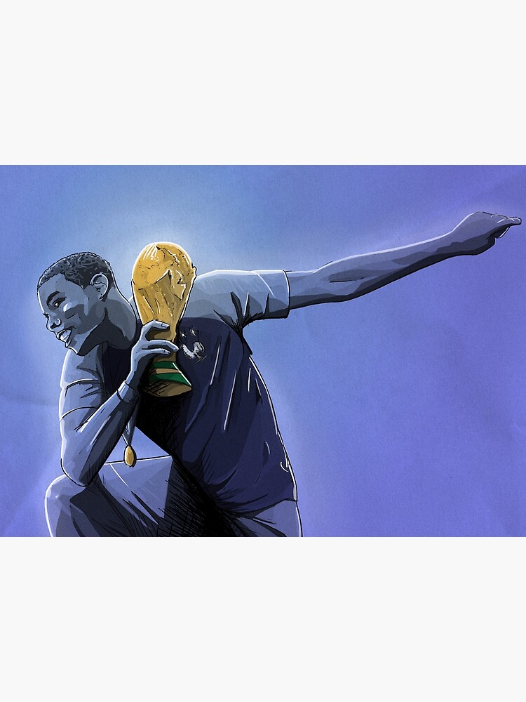 "Paul Pogba - France World Cup 2018 Football Artwork" Poster For Sale ...