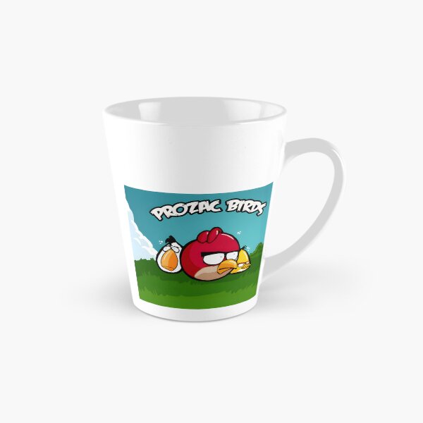 Item preview, Prozac Birds Funny Mental Health Inspired Illustration Artwork designed and sold by lively. stickers.