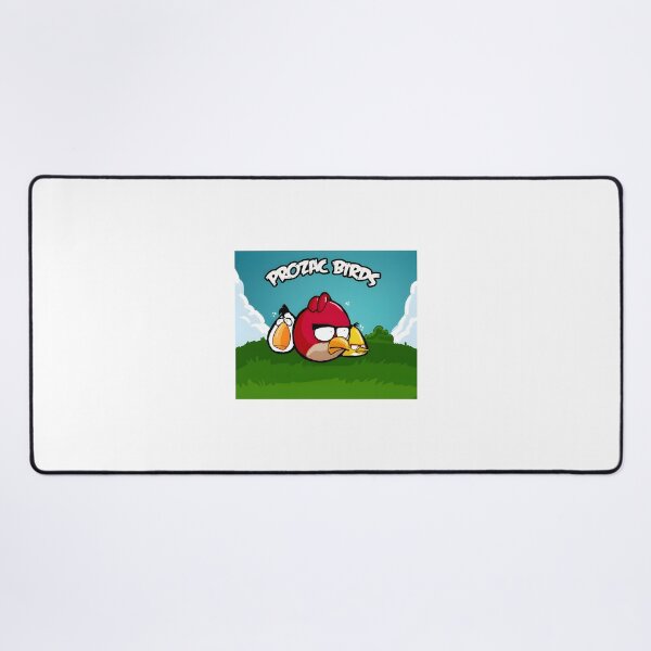 Item preview, Prozac Birds Funny Mental Health Inspired Illustration Artwork designed and sold by lively. stickers.