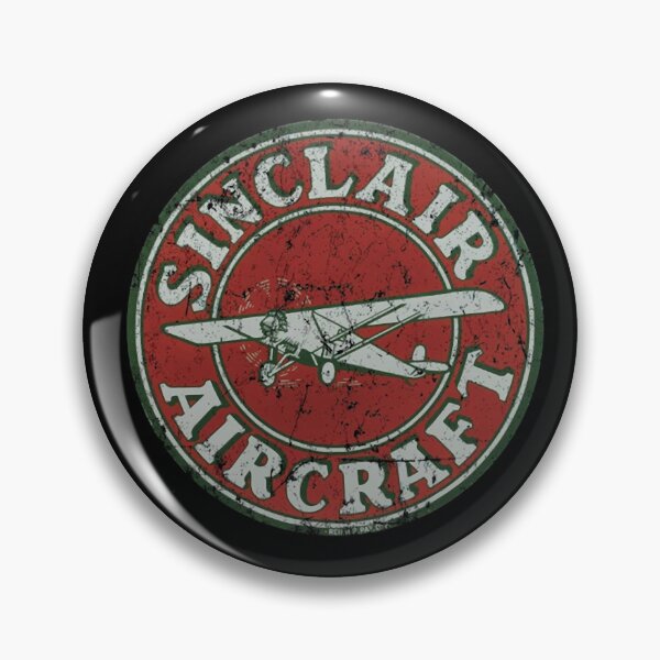 Item preview, Vintage Aircraft Biplane Weathered Circular Aviation Sign designed and sold by OwenGibbse.