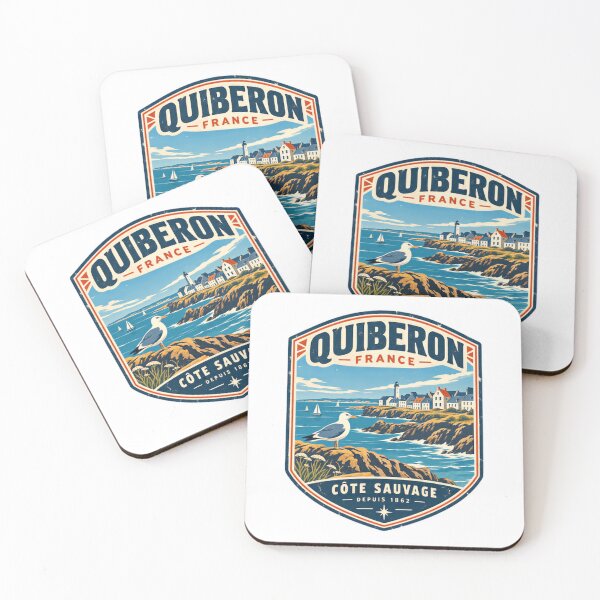 Item preview, Quiberon France Côte Sauvage Brittany Travel Souvenir Destination Vacation designed and sold by Simsimah26Parks.