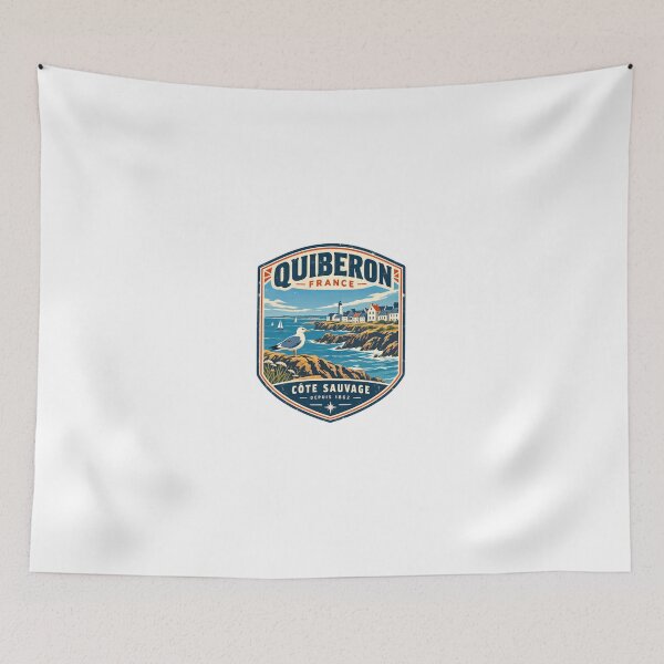 Item preview, Quiberon France Côte Sauvage Brittany Travel Souvenir Destination Vacation designed and sold by Simsimah26Parks.