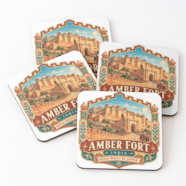 Item preview, Amber Fort India Royal Walls Of Jaipur Travel Landmark History Enthusiast designed and sold by SEEM-drawing.