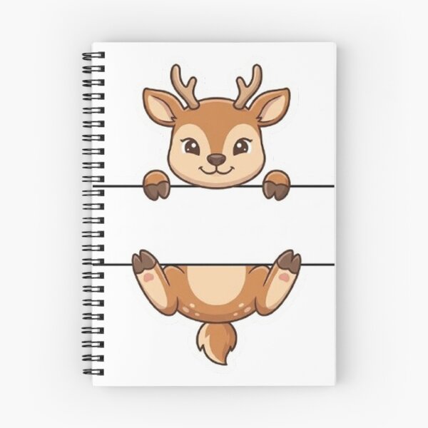 Item preview, Cute Peeking Deer Name Frame Split Monogram designed and sold by PetalsPaws.