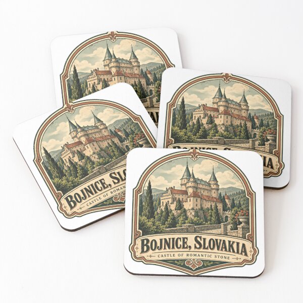 Item preview, Bojnice, Slovakia Castle Of Romantic Stone Travel Destination European Castle Landmark designed and sold by SEEM-drawing.