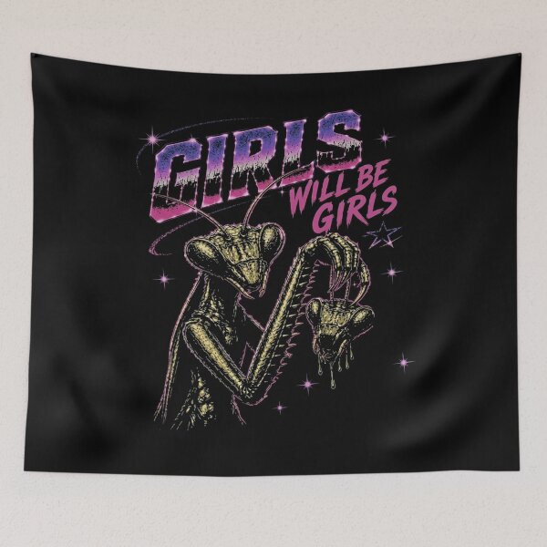 Item preview, Girls Will Be Girls Praying Mantis  designed and sold by Stivaktis Art Daily.