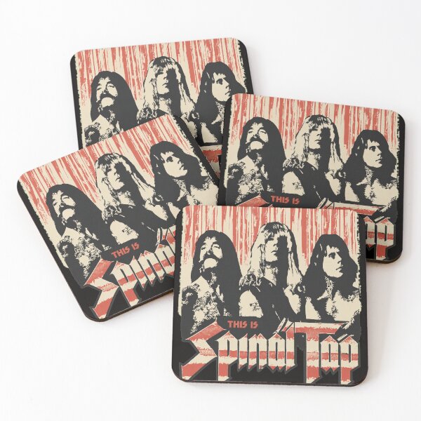Item preview, THIS IS SPINAL TAP retro rock comedy movie illustration designed and sold by sil-gen-rove.