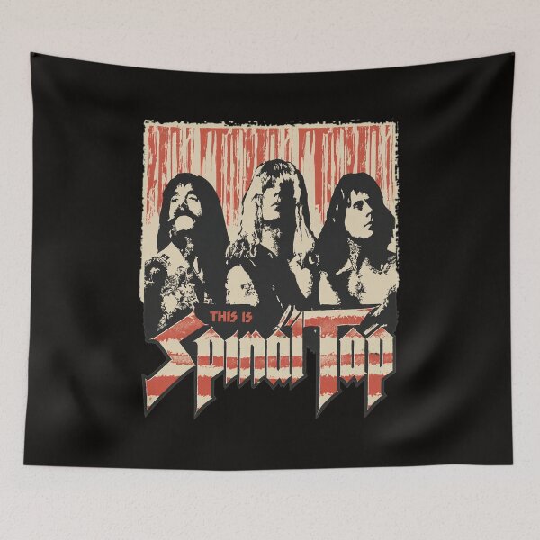 Item preview, THIS IS SPINAL TAP retro rock comedy movie illustration designed and sold by sil-gen-rove.