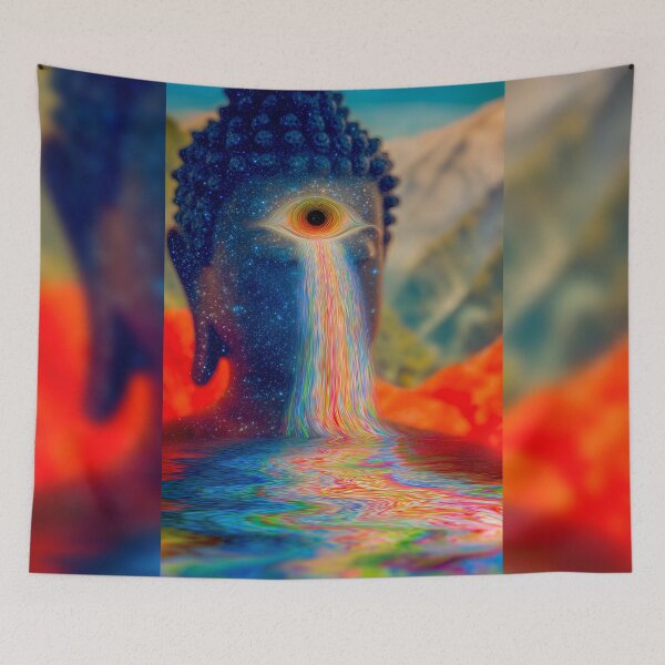 Item preview, The Starfield Buddha's Rainbow Tears designed and sold by MongLongStudio.