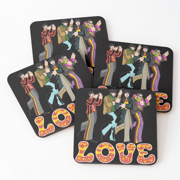 Item preview, Retro 60s LOVE Psychedelic Figures designed and sold by mac-lux.