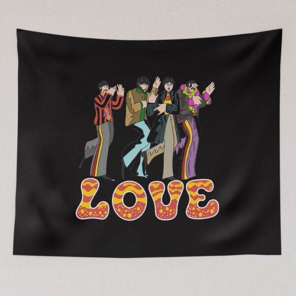 Item preview, Retro 60s LOVE Psychedelic Figures designed and sold by mac-lux.