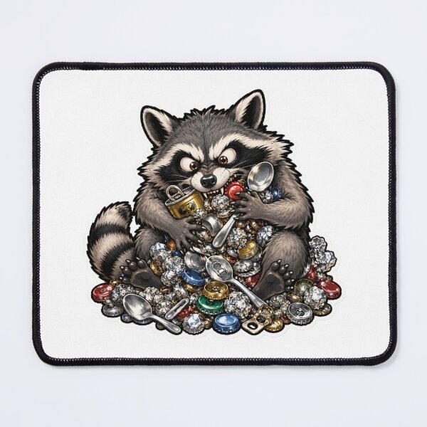 Item preview, Trash Dragon Hoarder Raccoon designed and sold by TrendScanner.