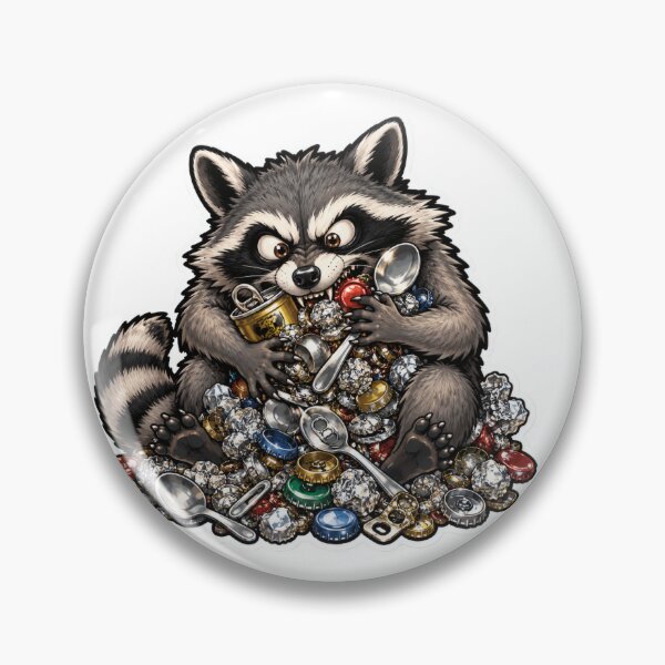 Item preview, Trash Dragon Hoarder Raccoon designed and sold by TrendScanner.