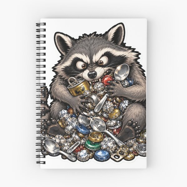 Item preview, Trash Dragon Hoarder Raccoon designed and sold by TrendScanner.