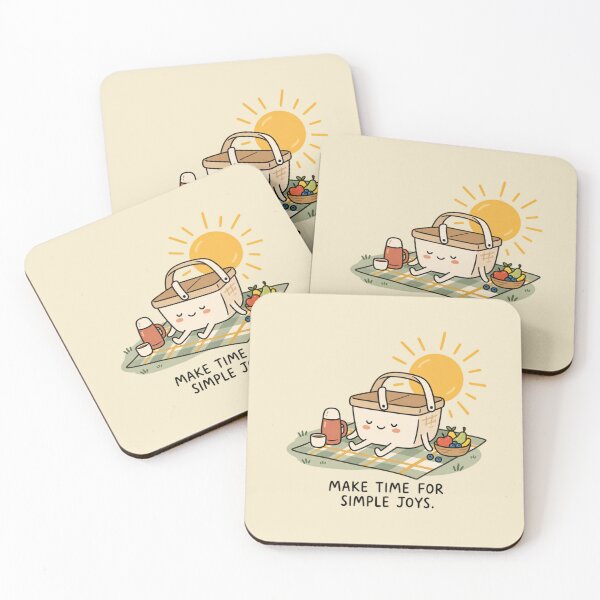 Item preview, Make Time for Simple Joys | Cute Picnic Art designed and sold by MrDev.