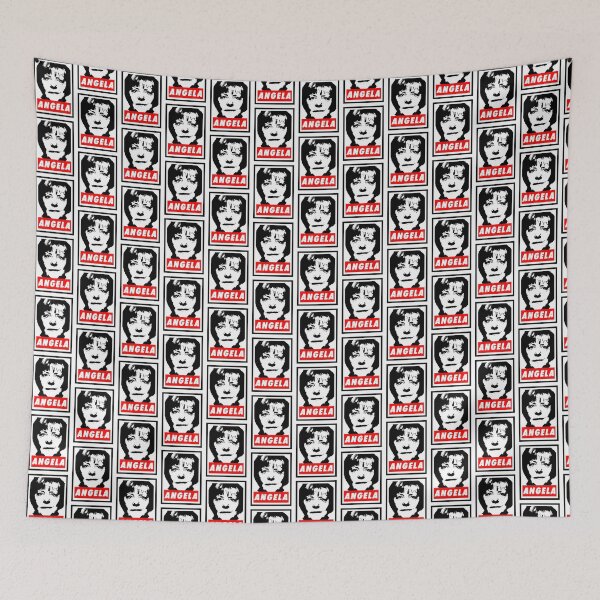 Item preview, Angela Merkel Inspired Political Pop Art Obey Style Design designed and sold by Medjz.