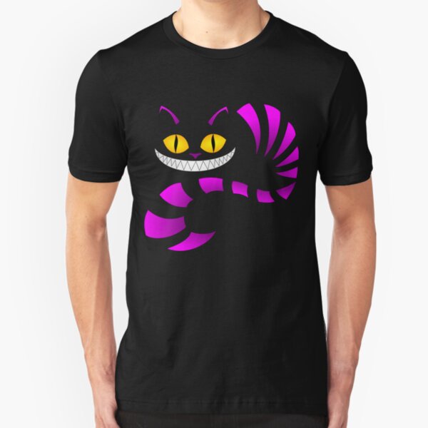 Pink Cheshire Cat Slim Fit T-Shirt