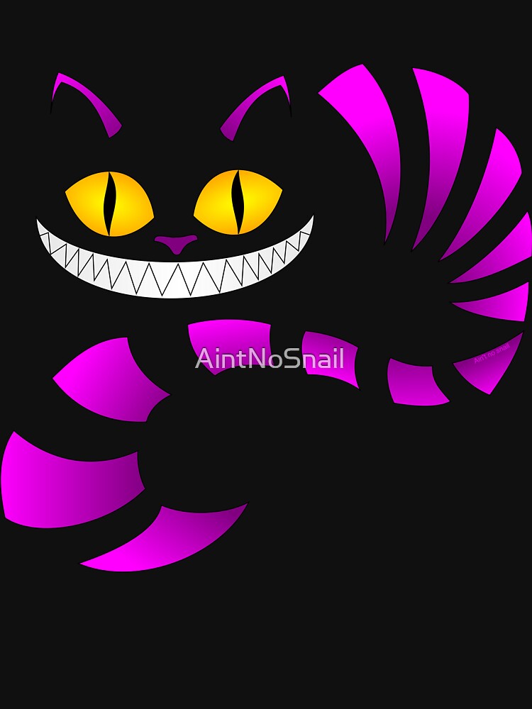 "Pink Cheshire Cat" Tshirt for Sale by AintNoSnail Redbubble