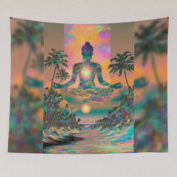 Item preview, Meditation Above The Tropical Dawn designed and sold by MongLongStudio.