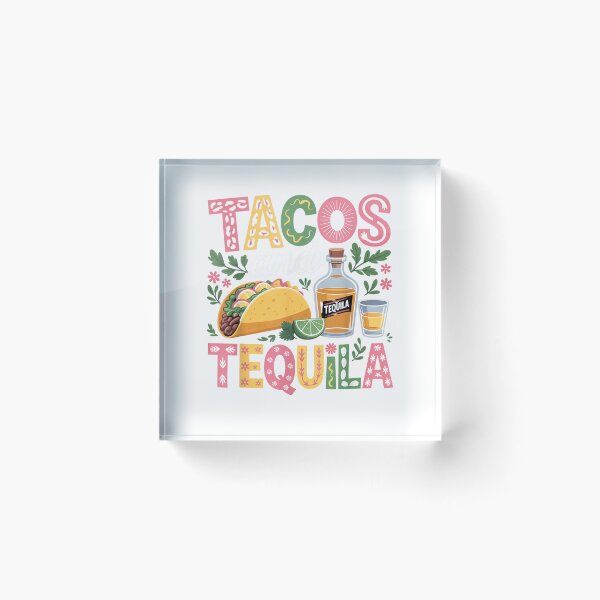 Item preview, Tacos and Tequila Mexican Food Drink Lover T-Shirt designed and sold by hapitoss.