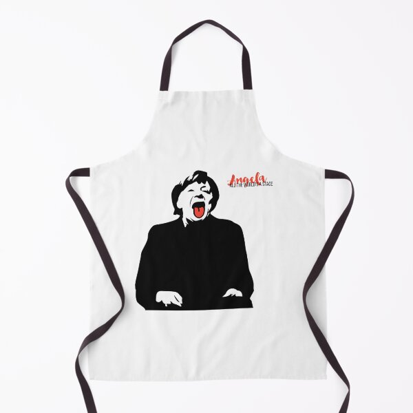 Item preview, Angela Merkel Pop Art Portrait with Playful Tongue Expression designed and sold by Medjz.