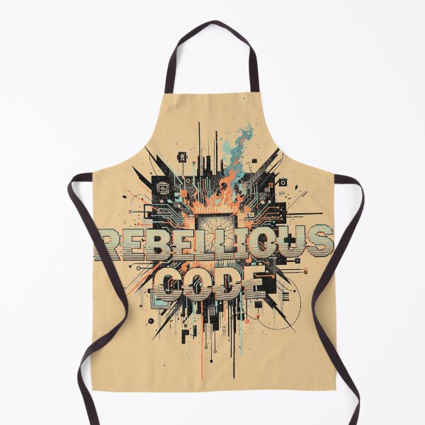 Item preview, Rebellious Code Cyberpunk Glitch Fire Techwear Streetwear designed and sold by cannsuh.