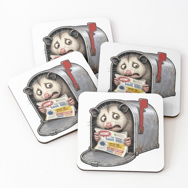 Item preview, Junk Mail Panic Opossum designed and sold by TrendScanner.
