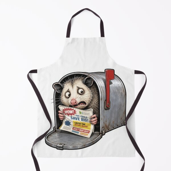 Item preview, Junk Mail Panic Opossum designed and sold by TrendScanner.