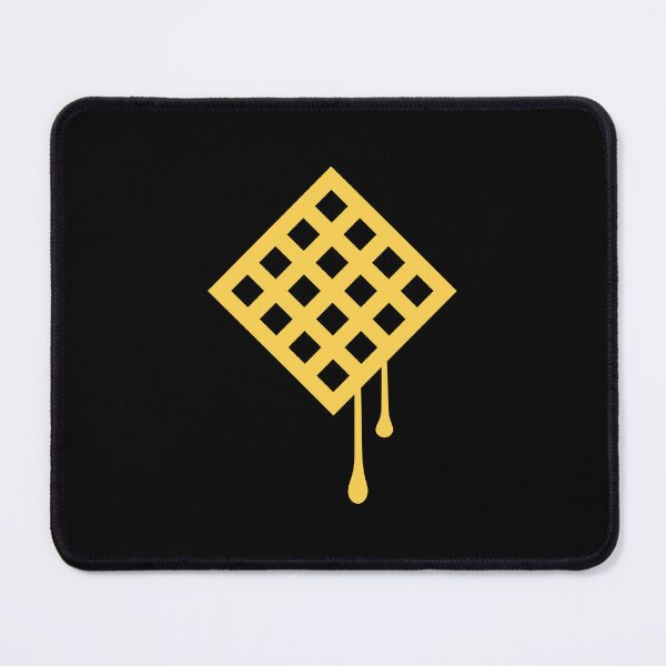 Item preview, Yellow Waffle With Dripping Syrup Breakfast Food Art designed and sold by kikialabama.