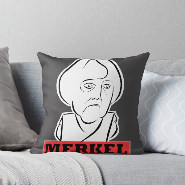 Item preview, Angela Merkel Portrait Illustration with Modern Graphic Style designed and sold by Medjz.