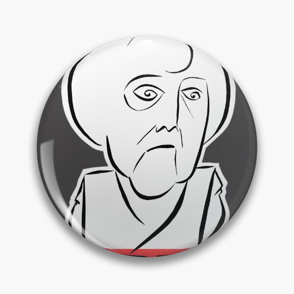 Item preview, Angela Merkel Portrait Illustration with Modern Graphic Style designed and sold by Medjz.