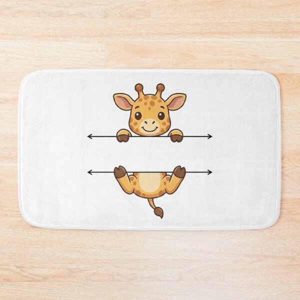 Item preview, Cute Peeking Giraffe Name Frame Split Monogram designed and sold by PetalsPaws.