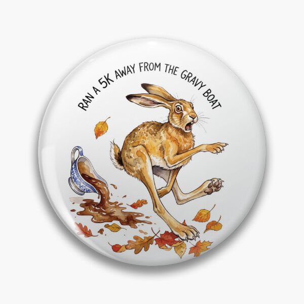 Item preview, Hare Running From The Gravy Boat designed and sold by Tiffany Roy.