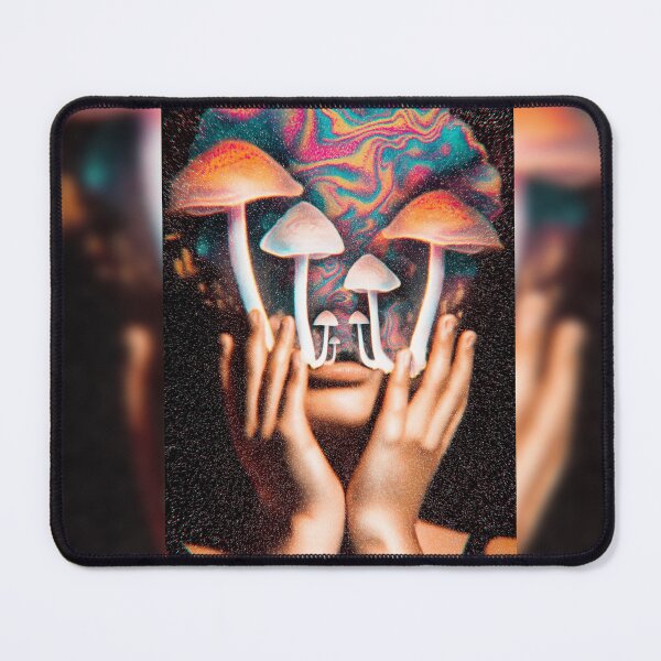 Item preview, Mushrooms Between Glowing Hands designed and sold by MongLongStudio.