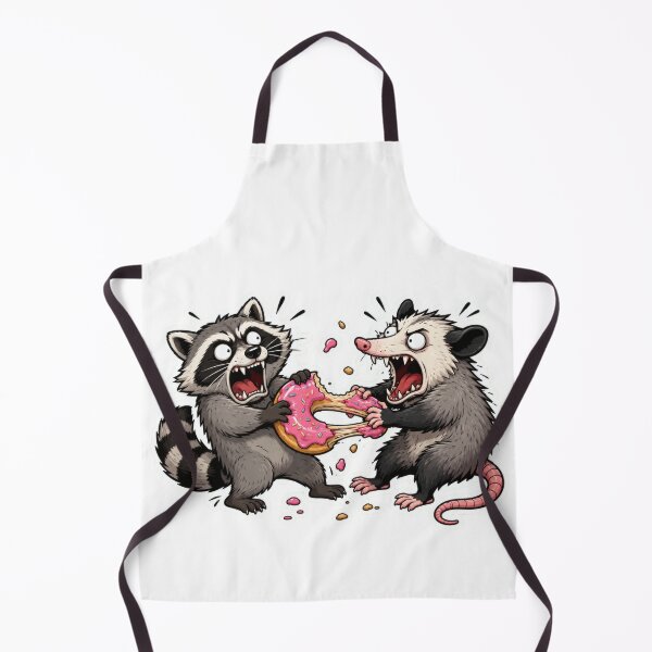 Item preview, Raccoon vs Opossum Donut Fight designed and sold by TrendScanner.