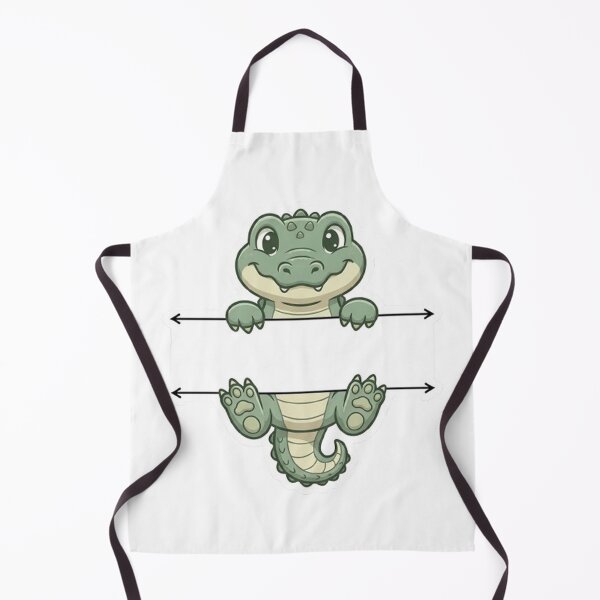 Item preview, Cute Peeking Alligator Crocodile Name Frame Split Monogram designed and sold by PetalsPaws.