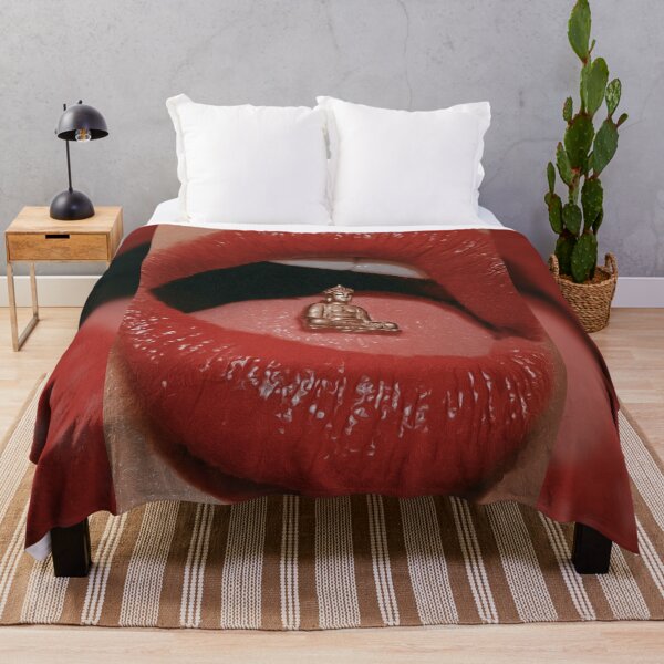 Item preview, A Tiny Buddha Between Red Lips designed and sold by MongLongStudio.