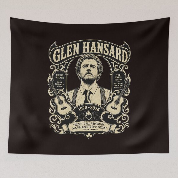 Item preview, Glen Hansard 1970-2026 Music Quote  designed and sold by ASTRAXO.