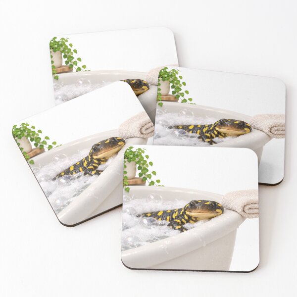 Item preview, Baño de burbujas de salamandra tigre designed and sold by Sillytoe.